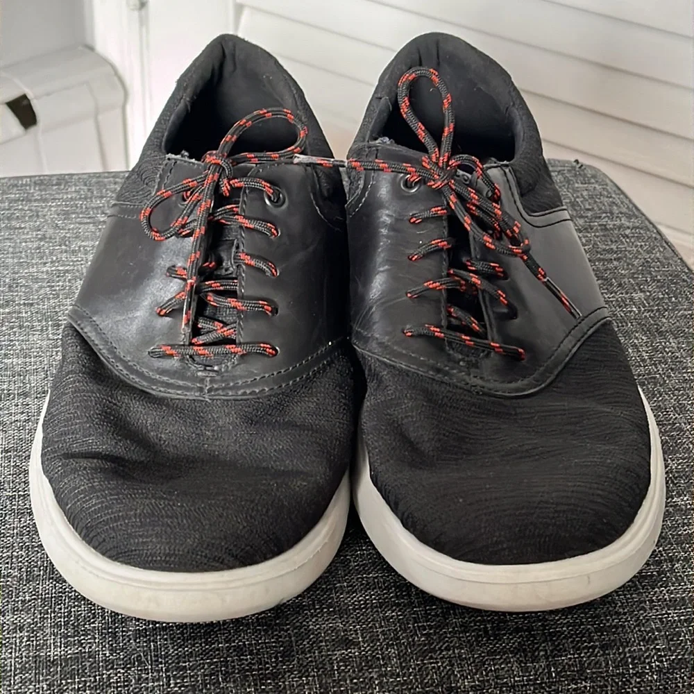 Cole Haan Grand OS Tour Knit Shoes leather and nylon sneakers sz Mens 11.5